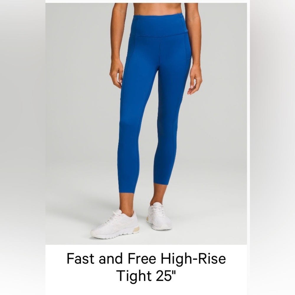 Fast and Free High-Rise Tight 25" in size 16